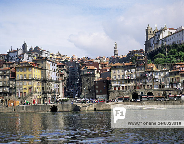 Riverfront  the Douro River  Oporto (Porto)  Portugal  Europe