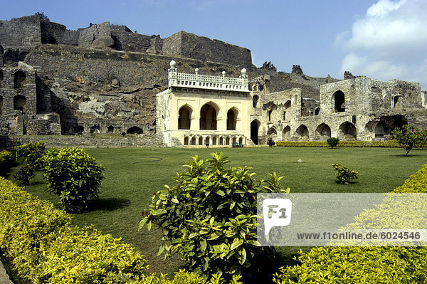 Golconda Fort  Hyderabad  Andhra Pradesh  India  Asia