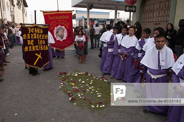 Easter Procession  Chichicastenango  Guatemala  Central America