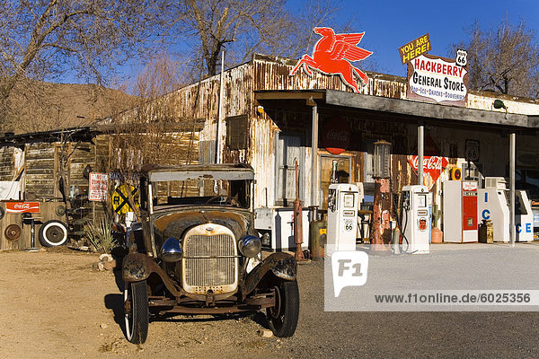 Kolonialwarenladen und Route 66 Museum Hackberry Arizona Vereinigte Staaten von Amerika Nordamerika