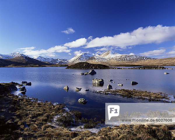Lochan Na H-Achlaise Rannoch Moor Strathclyde Schottland Vereinigtes Königreich Europa
