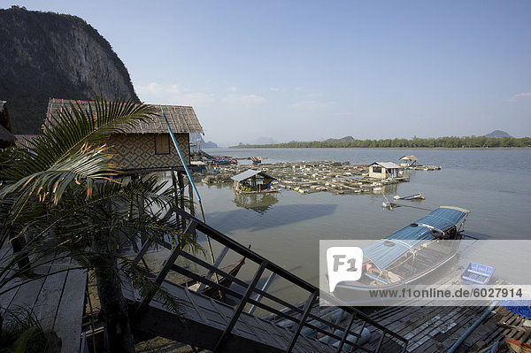 Ko Panyi Muslim fishing village Phang Nga Thailand Southeast Asia Asia