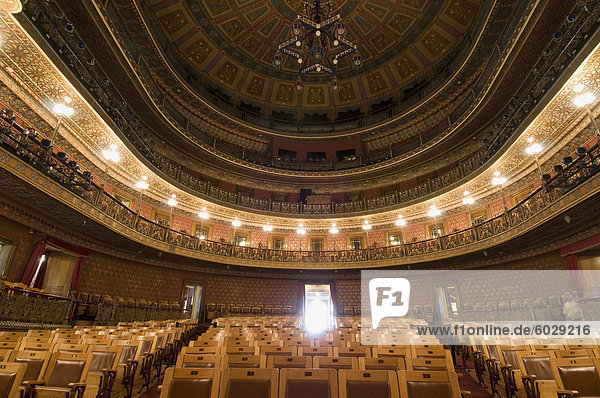 Theater Teatro Juarez berühmt für seine architektonischen Mischungen in Guanajuato  ein UNESCO Weltkulturerbe  Guanajuato  Bundesstaat Guanajuato  Mexiko  Nordamerika
