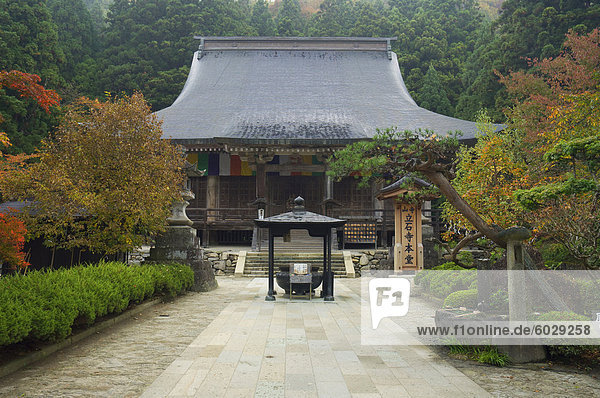 Yamadera Temple (Risshaku-ji) on Mount Hoju  Northern Honshu (Tohoku)  Japan  Asia