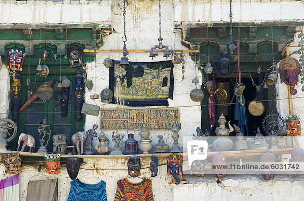 Fassade Hausfassade Asien Indien Ladakh Leh
