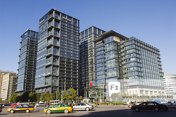 Moderne Architektur und Microsoft Building Tsinghua Scientific Park in Wudaokou Bereich: Haidian District  Beijing  China  Asien
