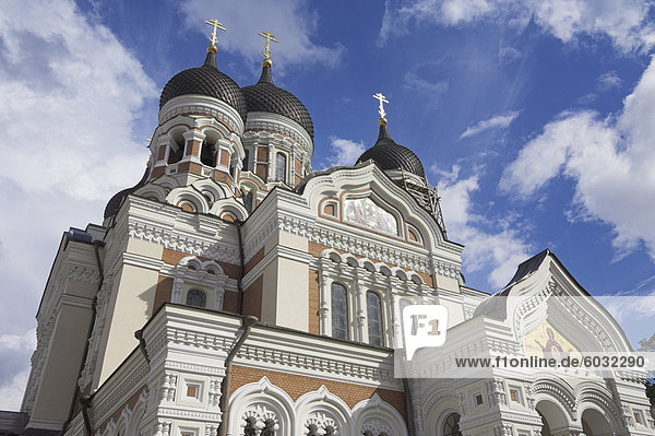 Alexander Nevsky Cathedral  Russisch-Orthodoxe Kirche  Toompea Hill  Tallinn  Estland  Baltikum  Europa