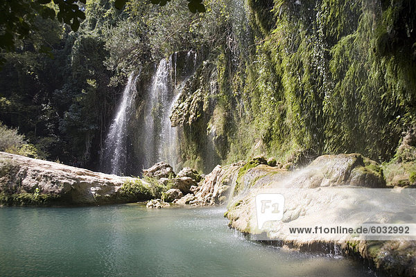 Kursunlu Wasserfall  Kursunlu National Park  Antalya Region  Anatolien  Türkei  Kleinasien  Eurasien