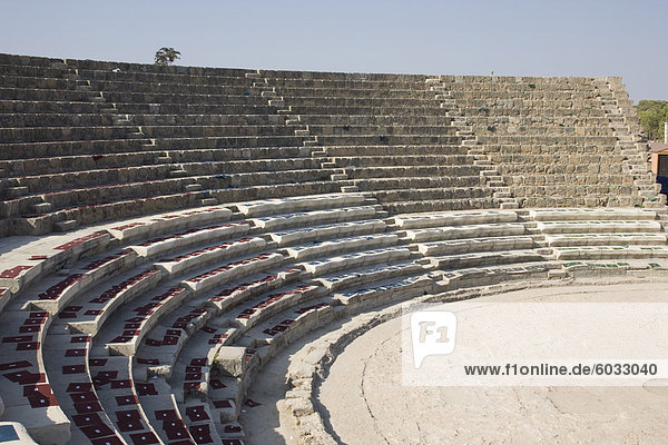 Amphitheater  archäologische Stätte von Salamis  Salamis  Nord-Zypern  Europa