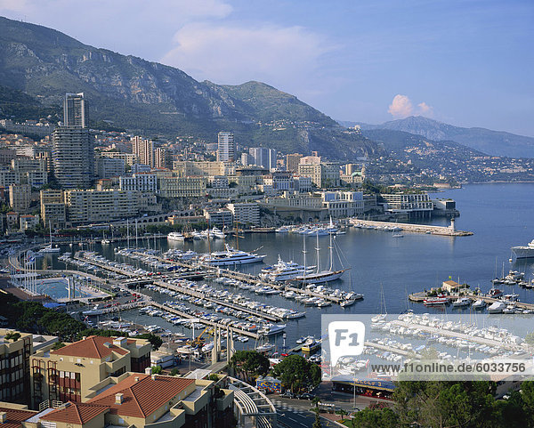 Skyline Skylines Hafen Europa Monaco
