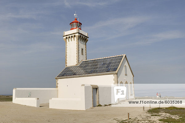Les Poulains  Leuchtturm  Belle Ile  Bretagne  Frankreich  Europa