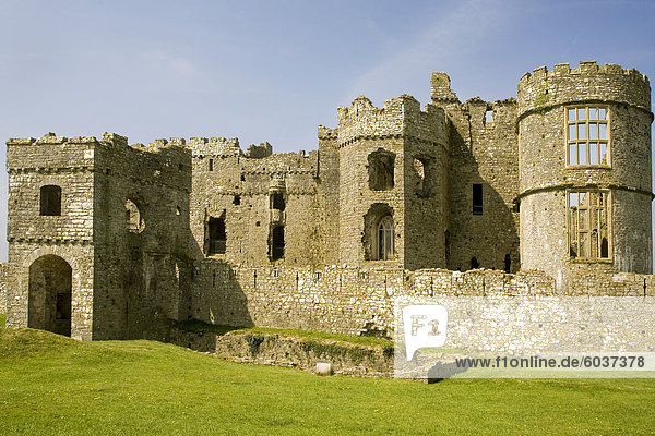Carew castle  near Pembroke  Pembrokeshire  Wales  United Kingdom  Europe