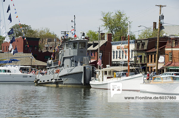 Spa Creek Annapolis Maryland Vereinigte Staaten von Amerika Nordamerika