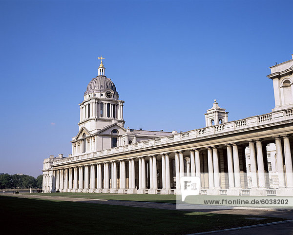 Royal Naval College  UNESCO Weltkulturerbe  Greenwich  London  England  Großbritannien  Europa