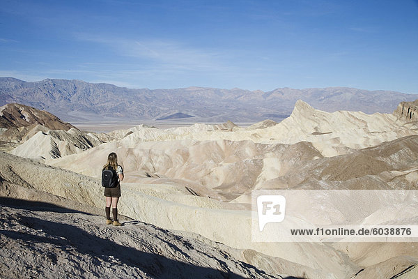 Zabriskie Point  Death Valley National Park  California  Vereinigte Staaten von Amerika  Nordamerika