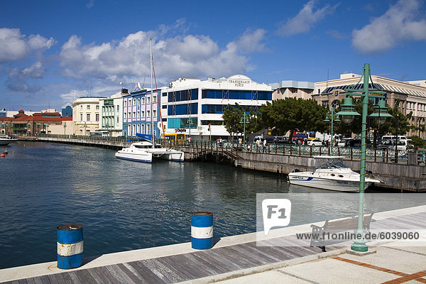 Boats at the Careenage  Bridgetown  Barbados  West Indies  Caribbean  Central America