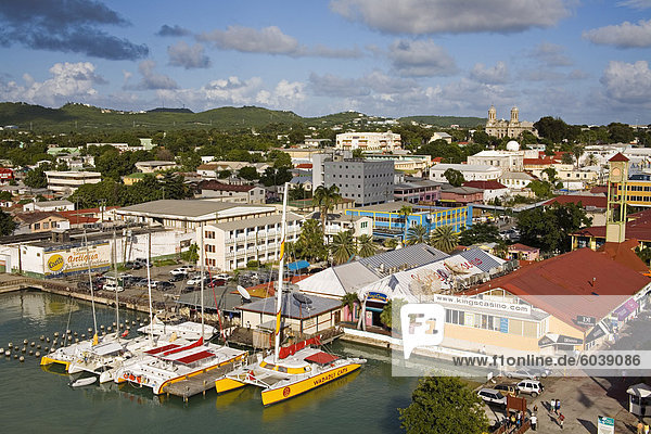 St. Johns Hafengebiet  Insel Antigua  Antigua und Barbuda  Leeward Islands  Lesser Antilles  Westindische Inseln  Karibik  Mittelamerika