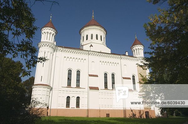 Russisch-Orthodoxe Kirche der Heiligen Muttergottes  Altstadt  UNESCO Weltkulturerbe  Vilnius  Litauen  Baltikum  Europa