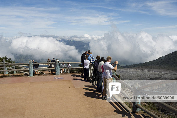 Poas Volcano  Poas National Park  Costa Rica  Central America