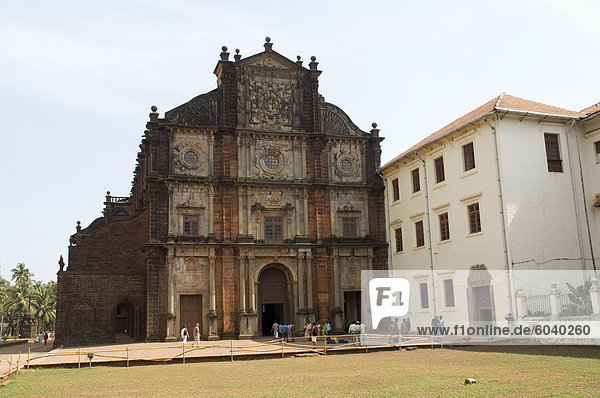 Die Basilica von Bom Jesus  erbaut 1594  UNESCO Weltkulturerbe  Old Goa  Goa  Indien  Asien