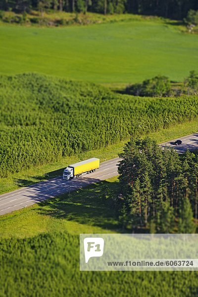 Luftbild des highway