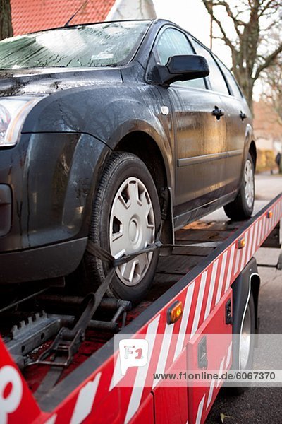 Fahrzeug vorbereitet gezogen bekommen