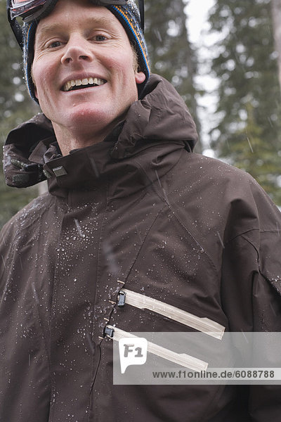 Portrait  Mann  Tag  Skisport