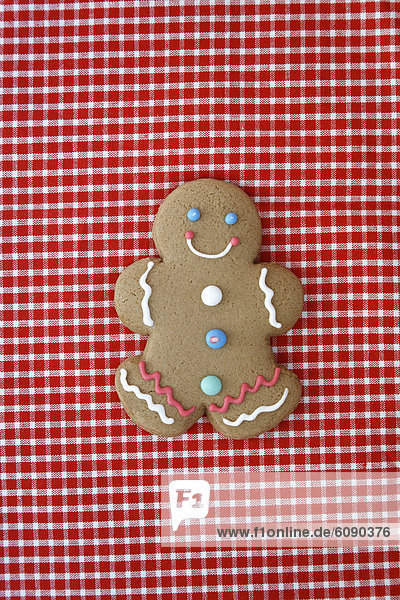 Germany  Gingerbread man on tablecloth