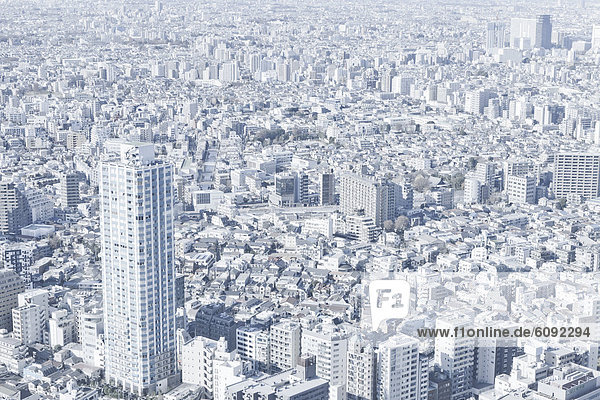 Japan  Tokio  Blick auf das Stadtbild