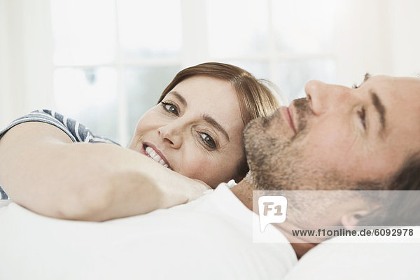 Germany  Berlin  Mature couple relaxing