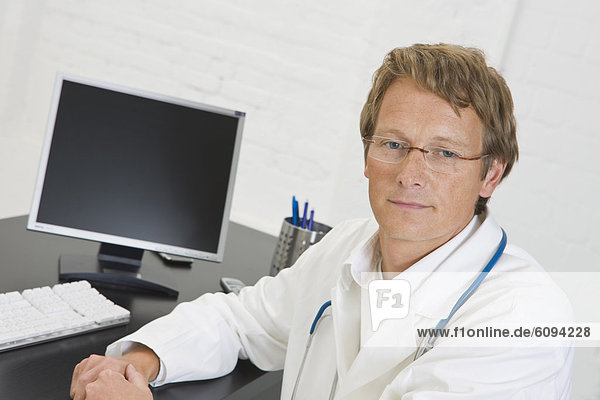 Germany  Doctor in clinic  smiling  portrait