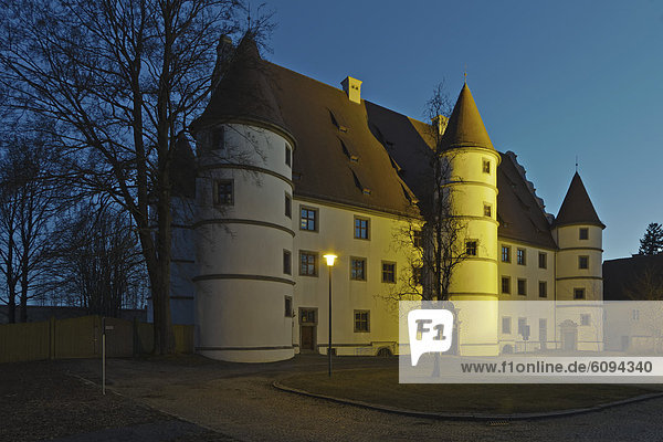 Deutschland  Bayern  Blick auf Schloss Friedrichsburg