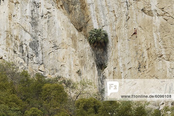 Felsbrocken  aufwärts  Mexiko  Klettern  steil
