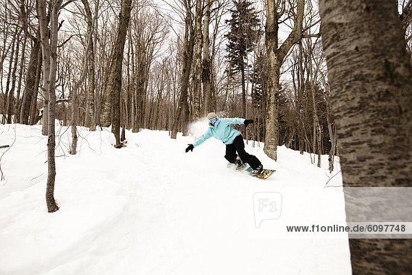 Snowboardfahrer  ankommen  Experiment  Vermont