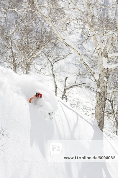 Mann  Ski  Gesichtspuder  Japan