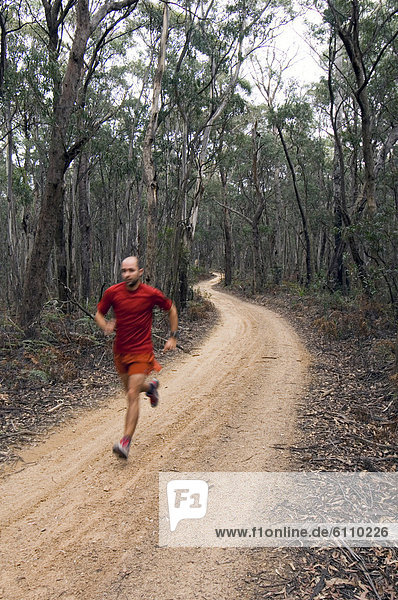 Trail running in Australia.