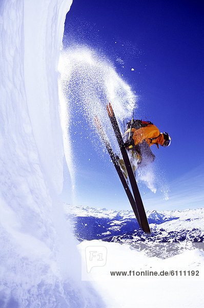 Mann  Skisport  Schweiz