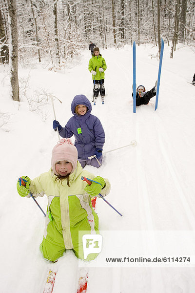 überqueren  Freundschaft  Skisport  Kreuz  Maine