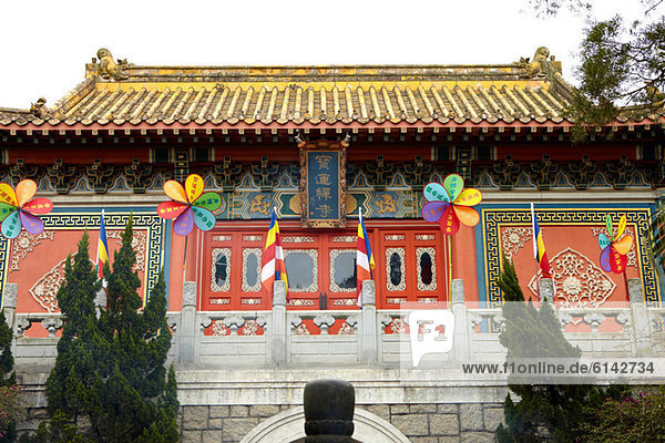 Kloster Po lin außen  Insel Lantau  China