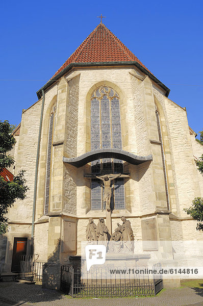 Kirche St. Bartholomäus in Ahlen  Münsterland  Nordrhein-Westfalen  Deutschland  Europa  ÖffentlicherGrund