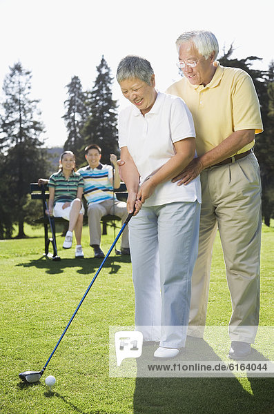 Senior  Senioren  Golfsport  Golf  spielen