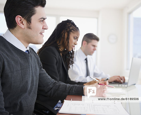 Business people working together in office