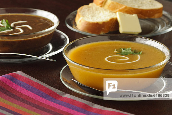 geben  Brot  Vielfalt  Butter  Suppe