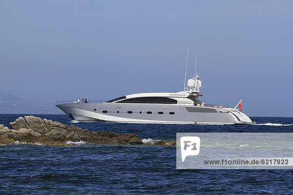 Shooting Star  a cruiser built by Danish Yachts  length: 38 meters  built in 2011  French Riviera  France  Europe