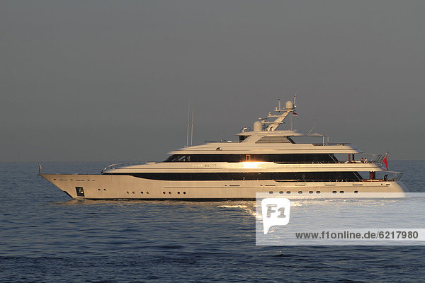 Lady Britt  a cruiser built by Feadship  length: 63 meters  built in 2011  Monaco  French Riviera  Mediterranean Sea  Europe