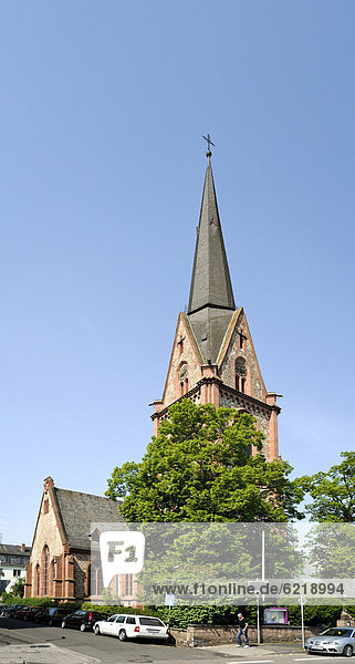 Basilika St. Martin  Bingen  Unesco Weltkulturerbe Oberes Mittelrheintal  Rheinland-Pfalz  Deutschland  Europa