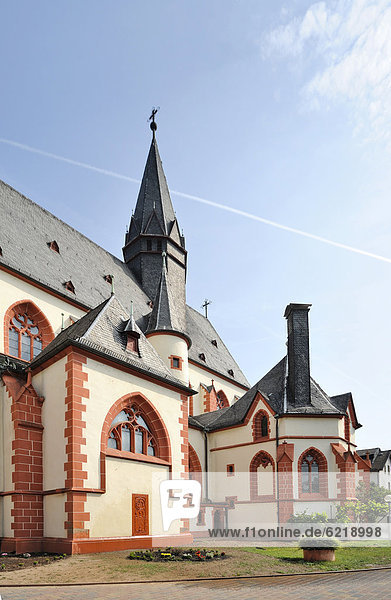 Katholische Pfarrkirche St. Martin  Bingen  Unesco Weltkulturerbe Oberes Mittelrheintal  Rheinland-Pfalz  Deutschland  Europa