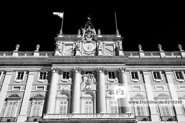 Königspalast Palacio Real  Madrid  Spanien  Europa  ÖffentlicherGrund