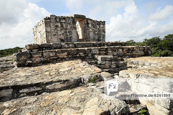 Palast  Schloß  Schlösser  Nordamerika  Mexiko  über  Yucatan