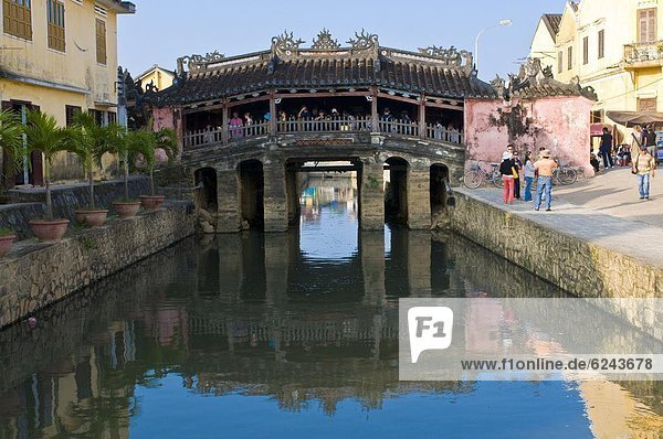 Japanese covered bridge  Hoi An  UNESCO World Heritage Site  Vietnam  Indochina  Southeast Asia  Asia